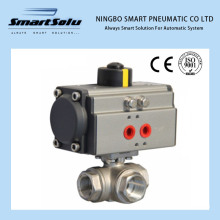 Hoop End Pneumatic Ball Valve for Pipe Using